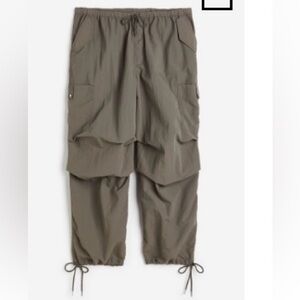 H&M NYLON PARACHUTE PANTS